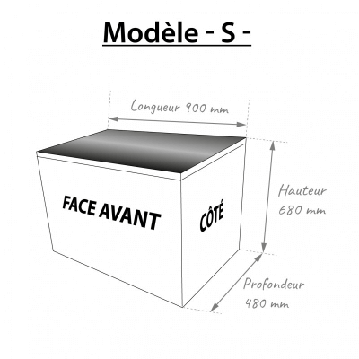 Dimension cache-clim taille S